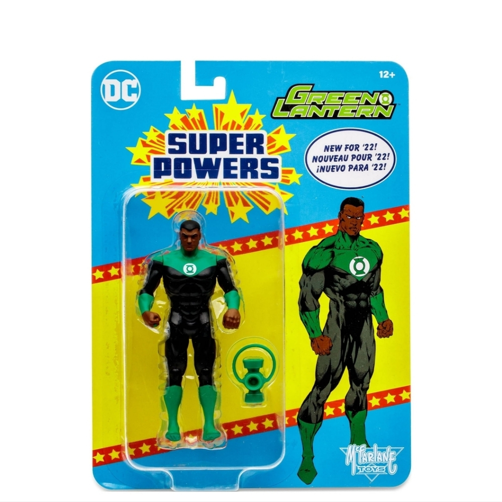 : 5" McFarlane Toys DC Super Powers Green Lantern John Stewart Action Figure
